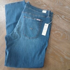 Hudson's Jean Men Sz 40x32 Mid-Rise Blake Straight Leg Stretch Denim Cowboy